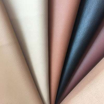 Embossed grain PVC Microfiber synthetic leather